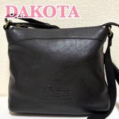 【美品】 Dakota ダコタ ショルダーバッグ 本革 ブラック 黒のサムネイル