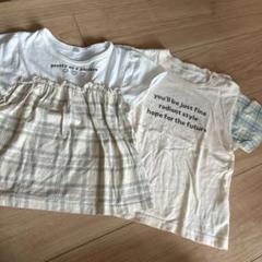 チェック柄Tシャツ 95cm