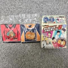 ハイキュー　日向翔陽　灰羽リエーフ　キャラバッジメタルチャーム　2点セット