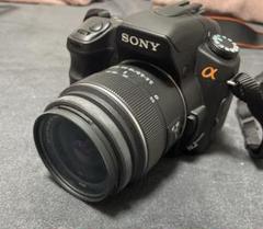 SONY α200 一眼レフカメラ バッグ フラッシュライト 望遠レンズ