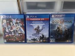 PS4ゲーム3本セット フェアリーテイル、ゴッドオブウォー、ホライゾンゼロドーン