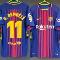 17/18 バルセロナ　デンベレ　新品紙タグ付き　オーセンティックユニフォーム 17/18 バルセロナ デンベレ 新品紙タグ付き オーセンティック