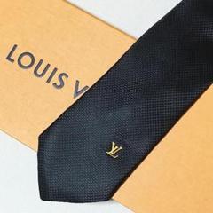 美品 ルイヴィトン Louis Vuitton ネクタイ シルク100%