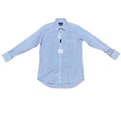 新品未使用　POLO BCS 山喜　メンズ　長袖シャツ　L ホワイト　パープルのサムネイル