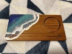 Ocean in the hand 木製カフェトレイ