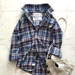 極美品 フランク&アイリーン 長袖シャツ BARRY スキッパー
