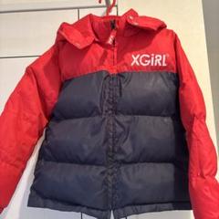 美品 X-girl 3WAYダウンジャケット ブルゾン リバーシブル ベスト S