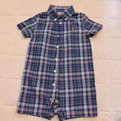 Ralph Lauren チェック柄ロンパース