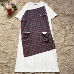 RAF SIMONS ワンピース 水玉 ドット メッシュ