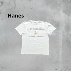 90s Hanes ヘインズ　半袖Tシャツ ヴィンテージ　アニマルT Lサイズ