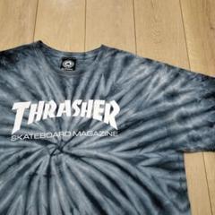 Us古着 Tシャツ スラッシャー THRASHER ブルー 青 XL タイダイのサムネイル