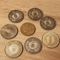 T10まとめて　1円銀貨　貿易銀　10枚セット　日本古錢  一圓銀貨　コインレア T1 まとめて 1円銀貨10枚セット 日本古錢 一圓銀貨 コイン 激安