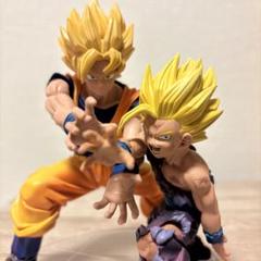 ドラゴンボール ドラマティックショーケース フィギュア親子かめはめ波フィギュア