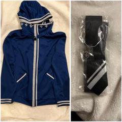 ACOS製　あんスタ　月永レオ　パーカー＋ネクタイ・ピンズ　L/XL ACOS製あんスタ月永レオパーカー＋ネクタイ・ピンズコスプレL/XL