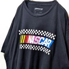ナスカー NASCAR ロゴ Tシャツ ブラック 黒 XL 古着