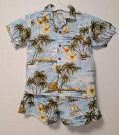 KＹ'Sアロハシャツ・ショートパンツセット　キッズ ハワイ製 120〜130