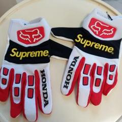 Honda Supreme グローブ Mサイズ ホワイト/レッド/ブラック Supreme/Honda Fox Racing Gloves - UG.SHAFT