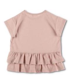 新品！ブランシェス　後ろ2段フリル半袖シャツ　ピンク