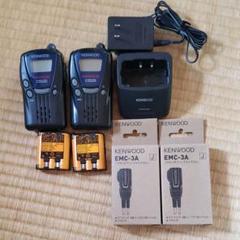 KENWOOD UBZ-LK20 2台 ★充電器・純正充電池と新品マイク2個付き KENWOOD UBZ-LK20 2台 ☆充電器・純正充電池と新品マイク2個付き