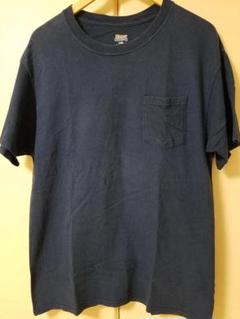 US企画　ヘインズ ビーフィー ポケット付きTシャツ Lサイズ フェード