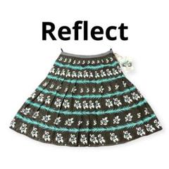 【新品】定価17000円　Reflect 日本製　総柄スカート　9