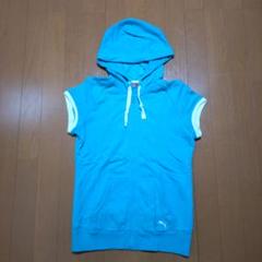 プーマ 半袖 パーカー レディース L ティファニーブルー PUMA