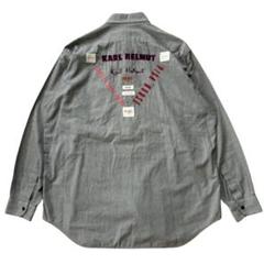 {再々}<お値下げ> カールヘルム　ダウンベスト(美品)&ボタンダウンシャツ2点 お値下げ済み】美品 メンズ カールヘルム 犬柄シャツ ボタン