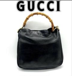 未使用に近い✨グッチ　ハンドバッグ　ブラック　黒 GUCCI グッチ シェリーライン ハンドバッグ 146002 ブラック