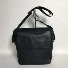 2504-219｜美品｜ダンヒル ショルダーバッグ PVC レザー ブラック