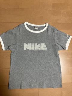 NIKE ゴツナイキ　90s グレー リンガーシャツ　Tシャツ Lサイズ