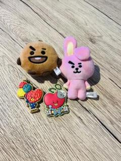 BT21キャラクター キーホルダー 4個セット