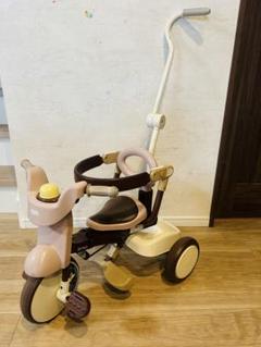 ilmo 三輪車 ブラウン・クリーム