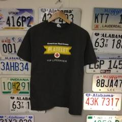USA古着 PLATELET プリントTシャツ サイズL