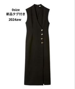 新品 0 s xs スナイデル 金ボタンジレワンピース 現行品