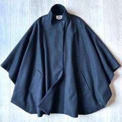 極美品＊MARW UNITED ARROWS ポンチョコート 黒 ブラック MARW UNITED ARROWS（マルゥ ユナイテッドアローズ）の「＜MARW