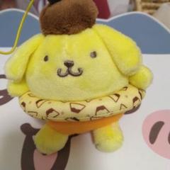 サンリオキャラクターズ　うきわでフロートマスコット　ポムポムプリン