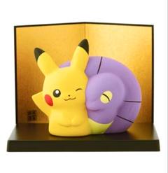 ピカチュウとレックウザ、タッツーの「陶飾り」が、ポケモン