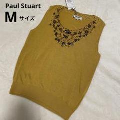 【未使用】Paul Stuart ポールスチュアート タンクトップ 刺繍 リブ