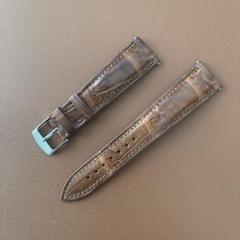 19mm時計ベルト両面クロコダイル茶色ライトブラウン Amazon | [vietnamcreations] 19mm ブラウン クロコダイル腕時計