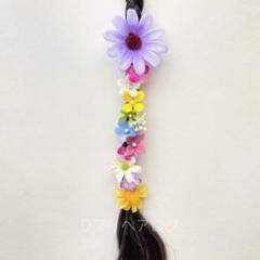 【ラプンツェル】小さなお花のヘアゴム 12個セット｜髪飾り ヘアアクセサリーのサムネイル