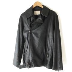 ユナイテッドアローズ☆シングル ライダース ジャケット カウレザー 牛革 本革♪ レザー コーチ ジャケット 4