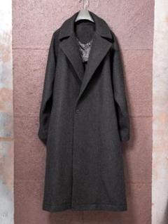 DEVOA デヴォア ロングコート チェスターコート 2 M コットン 黒 DE4646EM00301_fa_thumbM.jpg