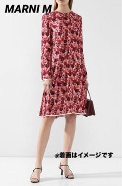✨新品未使用✨マルニMARNI フリルワンピースバイカラー