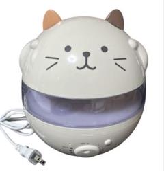 レア 新品未使用 大容量 にゃんこ 加湿器 アロマ対応 Amazon | 加湿器 猫 ネコ ホワイト CAT 乾燥対策 アロマ