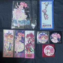 マクロス　マクフェス　マキナ・中島　アクスタ　モチーフキーホルダー　缶バッジ