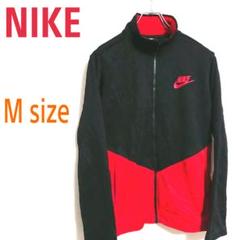 NIKE ナイキ 黒赤色 切替バイカラー トラックジャケット ジャージ