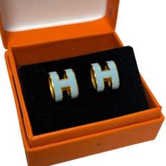 美品　HERMES エルメス　ポップアッシュ　ピアス　Hロゴ　片耳 エルメス(HERMES)エルメス Pop H ポップアッシュ ピアス