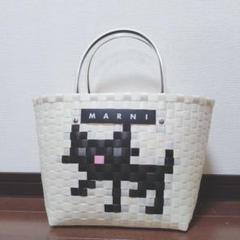MARNI マルニ かごバッグ ハンドバッグ　猫　動物　新品未使用 MARNI - マルニ ネコちゃん カゴバッグ ホワイトの通販 by