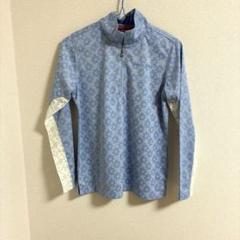 marie claire SPORT 花柄ジップアップ　ハーフジップ　長袖