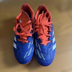adidas Predator ブルー/オレンジ スパイクシューズ　25.5cm